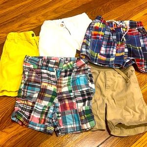 5 pair of toddler size 2t shorts